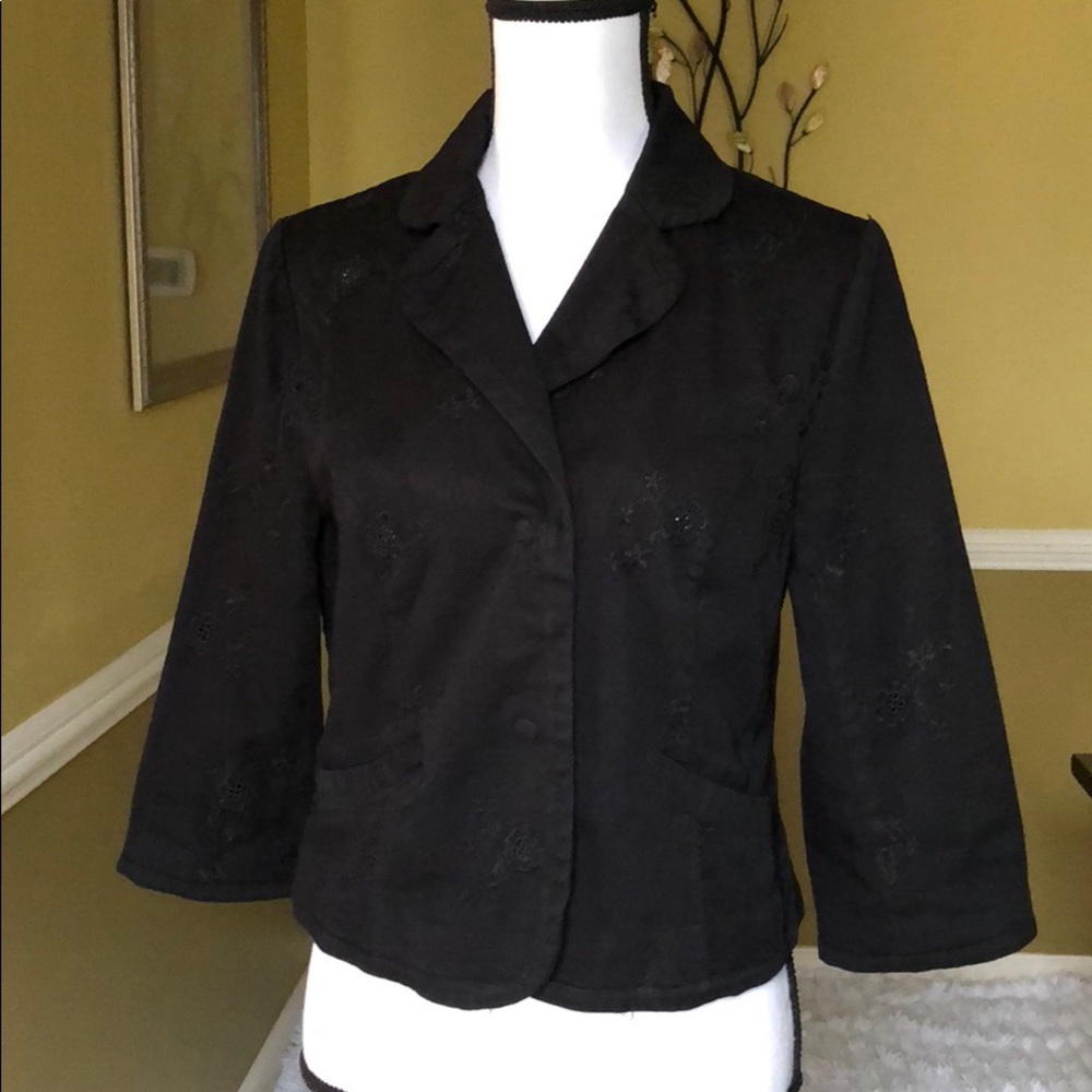 Black Embellished Blazer